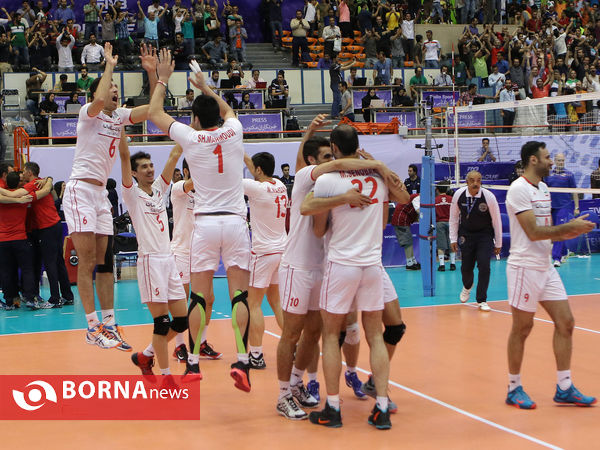 دیدار تیم ملی والیبال ایران - روسیه