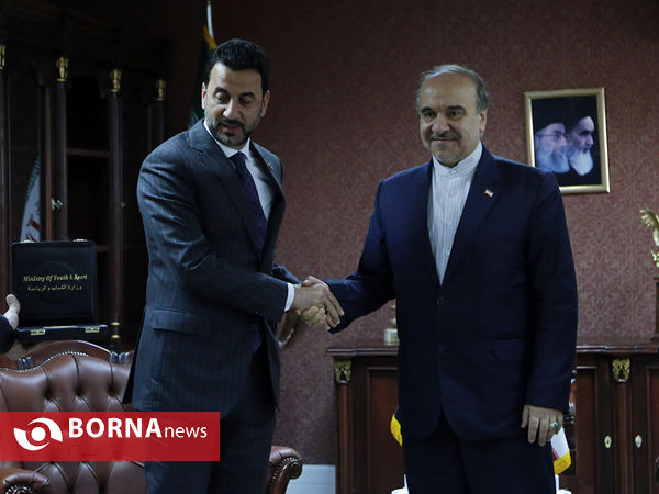 دیدار دکتر سلطانی فر با عبطان وزیر ورزش و جوانان عراق