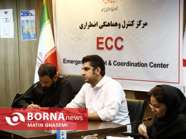 نشست خبری ویدئو کنفرانس رییس جمعیت هلال احمر در مکه مکرمه 