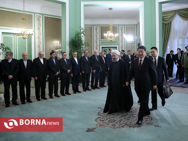 استقبال رسمی از رئیس‌جمهور چین