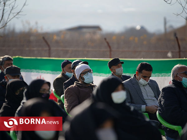 آیین رونمایی از المان شهید محسن فخری زاده