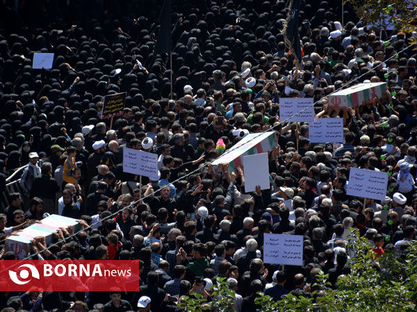 تشییع پیکرشهدای گمنام در مشهد