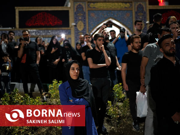 حال و هوای شب چهارم محرم در میدان تجریش