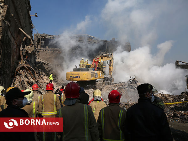 هفتمین روز حادثه پلاسکو