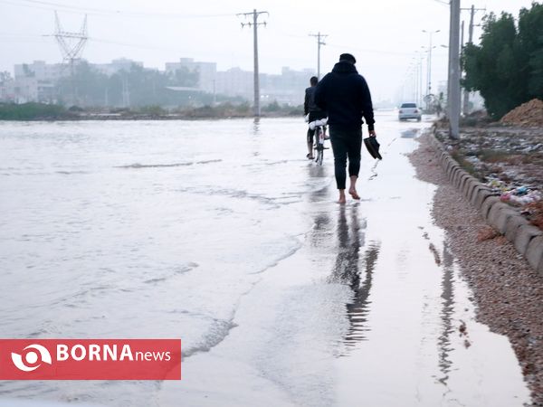 آبادان سه روز بعد از بارندگی