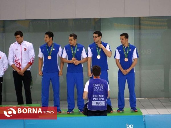 سکوی ۴*۱۰۰ متر شنا - باکو ۲۰۱۷