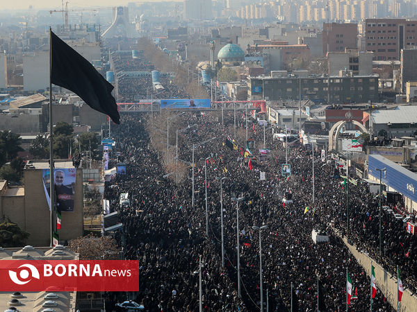 تشییع پیکر سردار شهید حاج قاسم سلیمانی در تهران