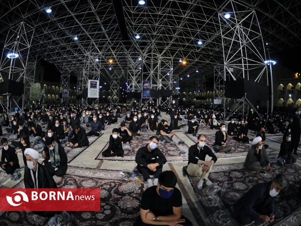 مراسم سوگواری شب تاسوعا- حرم امام راحل