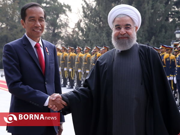 استقبال رسمی دکتر روحانی از رییس جمهوری اندونزی