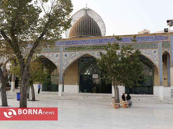 نمای بیرونی ساختمان امام زاده قاسم