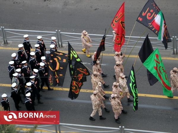تشییع پیکر 12 شهید گمنام در رشت