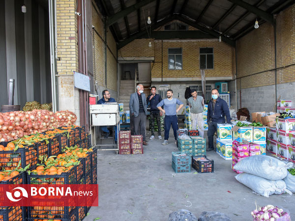 میدان میوه و تره بار در روزهای پایانی سال
