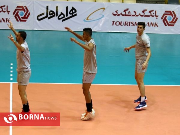 تمرین تیم ملی والیبال