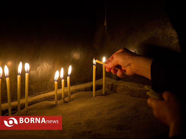 مراسم سال نو میلادی در کلیسای مریم مقدس