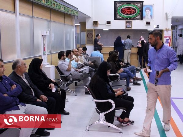 اهدا خون به زلزله زدگان غرب کشور -شیراز