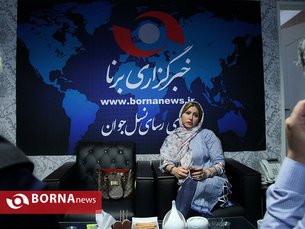 حضور فریبا نادری در خبرگزاری برنا