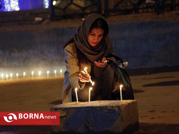 ادای احترام هنرمندان به جان باختگان حادثه ساختمان پلاسکو