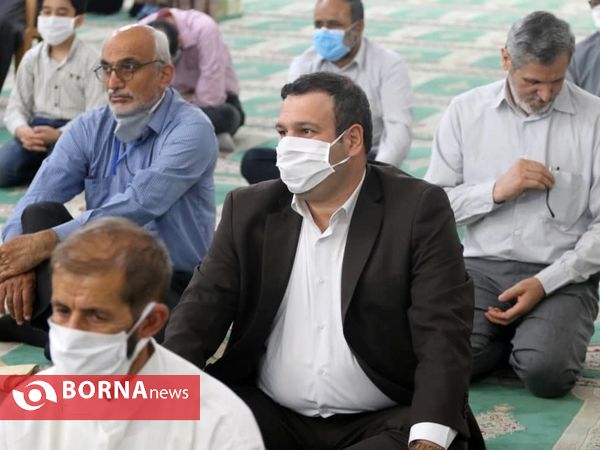 برگزاری نخستین نمازجمعه پس از شیوع کرونا_ لاهیجان