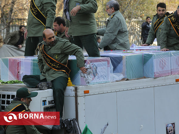 تشییع پیکر سردار شهید حاج قاسم سلیمانی در تهران - ٢