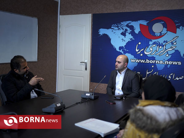 حضور «امیرسرخوش» عضو تیم ملی اسنوکر در خبرگزاری برنا