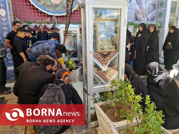 گلزار شهدا کرمان و آرامگاه شهید حاج قاسم سلیمانی در روز اربعین 