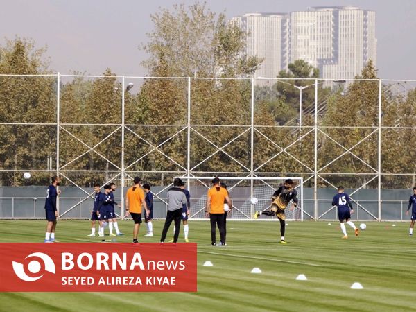تمرینات تیم ملی فوتبال ایران