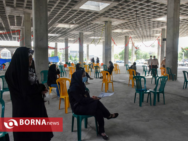 بزرگترین مرکز واکسیناسیون در مصلی بیت المقدس اراک