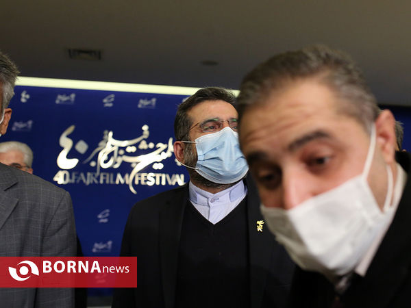 حضور وزیر فرهنگ و ارشاد اسلامی در کاخ چهلمین جشنواره فیلم فجر