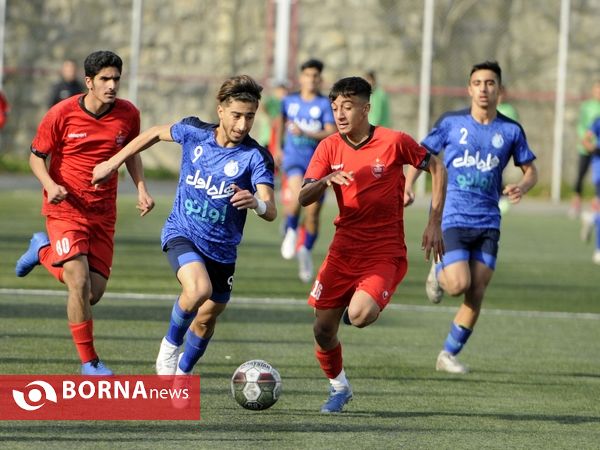 دیدار تیم‌های فوتبال نوجوانان پرسپولیس 2-  نوجوانان استقلال 0