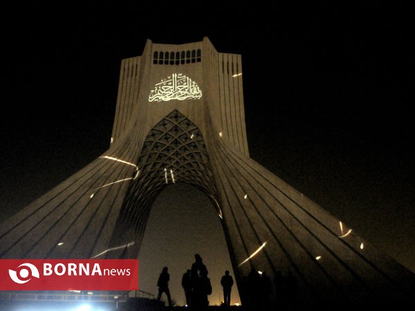 اجرای  نورپردازی سه بعدی ( ویدئو مپینگ ) به مناسبت اولین سالگرد درگذشتگان پرواز ۷۵۲ هواپیمایی اوکراین