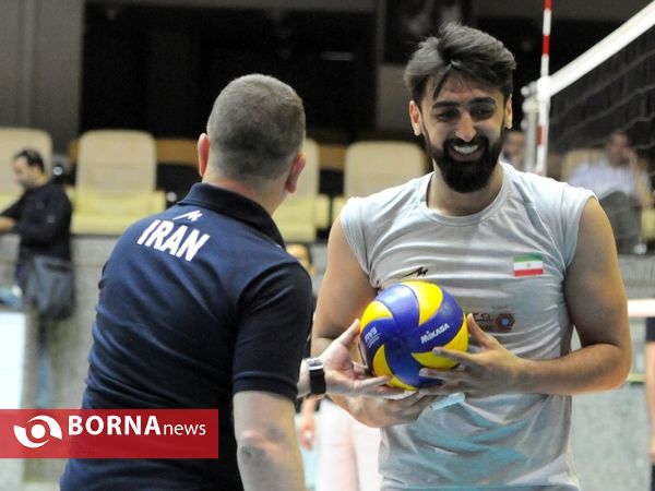 تمرینات تیم ملی والیبال ایران