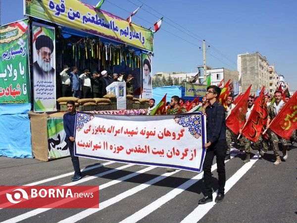 رژه نیروهای مسلح شهرستان شهریار