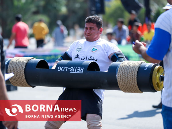 روز نخست مسابقات قویترین مردان کارگری
