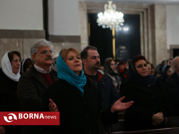 مراسم سال نو میلادی در کلیسای گریگور مقدس