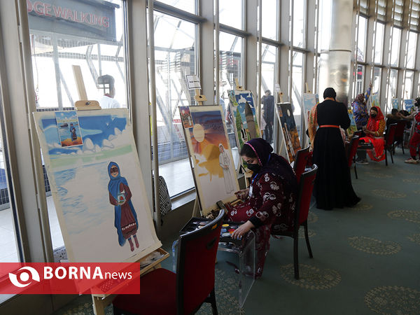 بازدید نوروزی مسافرین از برج میلاد