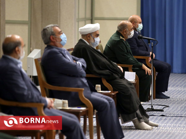 دیدار دست‌اندرکاران مراسم سالگرد شهید سلیمانی با رهبر انقلاب اسلامی