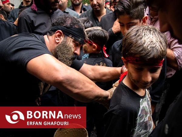 آئین گل مالی و شام غریبان عزاداران حسینی در مازندران