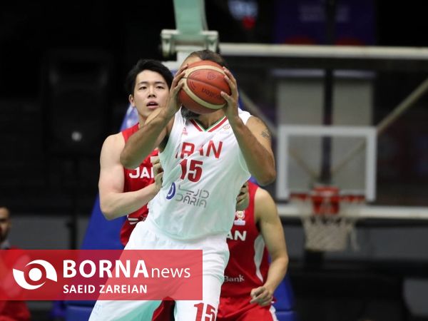 دیدار تیم های بسکتبال ایران - ژاپن
