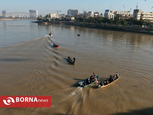 تشییع پیکر مطهر سردار سلیمانی و ابومهدی المهندس در اهواز(2)