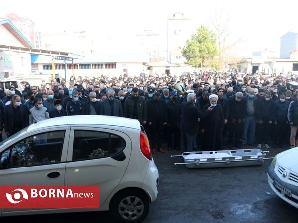 مراسم تشییع پیکر، علیرضا حسنی مقدم، مربی تیم نونهالان ملوان بندرانزلی