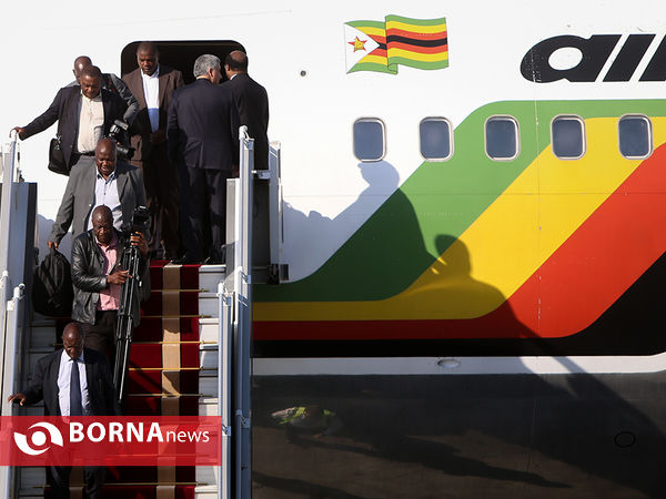 استقبال از ((رابرت موگابه)) رییس جمهوری زیمبابوه