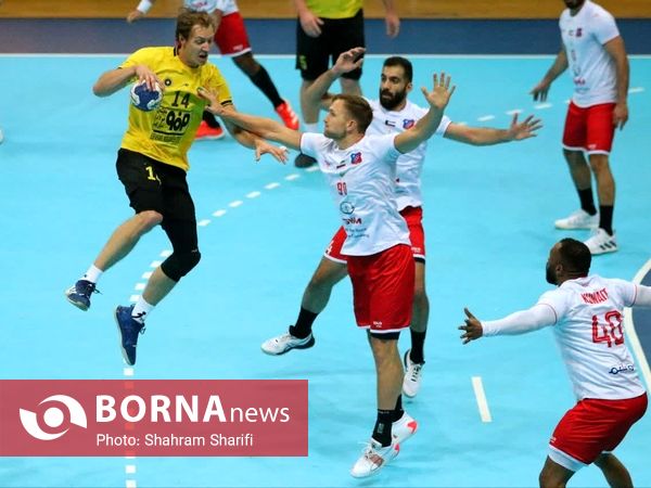 دیدار تیم های هندبال الکویت کویت - سپاهان