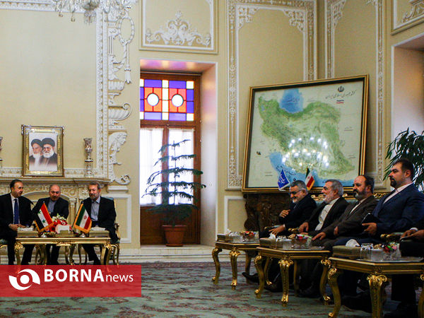 نشست مشترک روسای مجلس ایران و سوریه