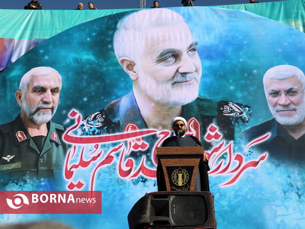 تجمع عاشورایی همدانی ها در پاسداشت شهید سلیمانی
