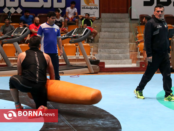 تمرین تیم ملی کشتی فرنگی