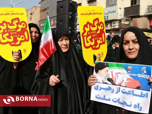 راهپیمایی حمایت از ولایت و اقتدار کشور - اهواز