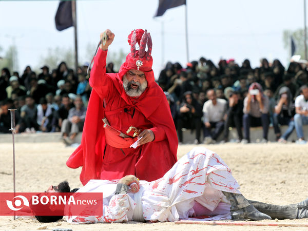 تعزیه روز عاشورا در روستای چاه شرف شهرستان مُهر استان فارس