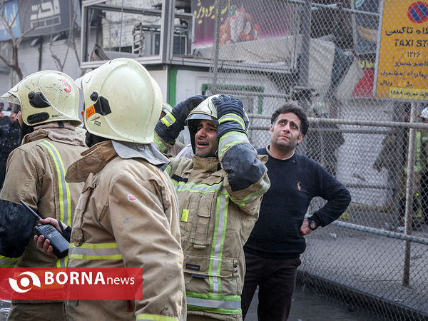 آتش سوزی و فروریختن ساختمان پلاسکو-4