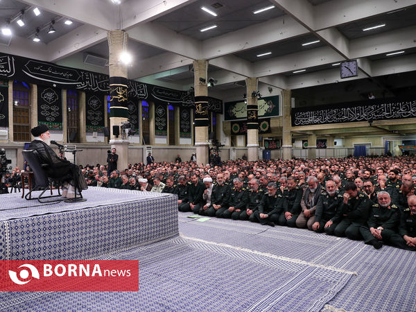 دیدار مجمع عالی فرماندهان سپاه با فرمانده کل قوا