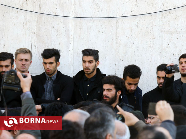 تشییع پیکر مرحوم همایون بهزادی